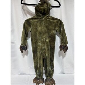 Princess Paradise Toddler dragon‎ costume Full front zip Hood and tail 18M-2yrs.